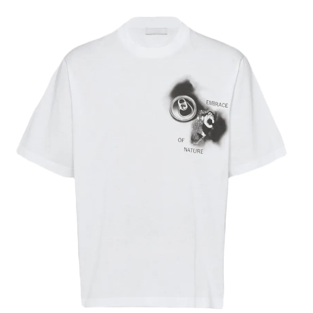 Prada Men’s T-Shirt Embrace of Nature